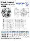 Осьовий вентилятор 4E-500-S-102L/60, YDWF102L60P4-570N-500, MaEr Fan Motor, фото 4