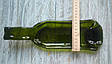 Эко-тарілка із сплюснутої винної пляшки  Classic зелена, оливкова, прозора, фото 6