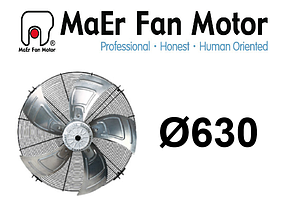 Осьовий вентилятор 4D-630-S-127L/65, YSWF1127L65P4-753N-630, MaEr Fan Motor