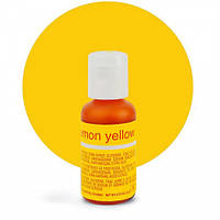 Гелевий барвник Chefmaster lemon yellow / жовтий лимон, 21 г (США)