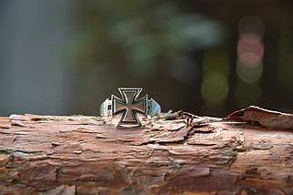 Мальтійський хрест, Залізний хрест, хрест Тамплієрів Кільце, Перстень, Печатка, фото 3