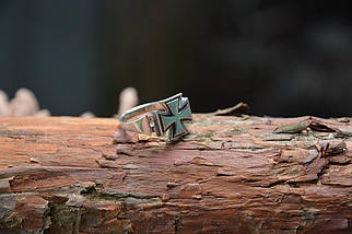 Мальтійський хрест, Залізний хрест, хрест Тамплієрів Кільце, Перстень, Печатка, фото 4