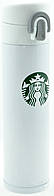 Термос Starbucks zk-b-106 280 мл металлический белый (2801)