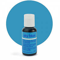 Гелевий барвник Chefmaster sky blue / небесно-блакитний, 20 г (США)
