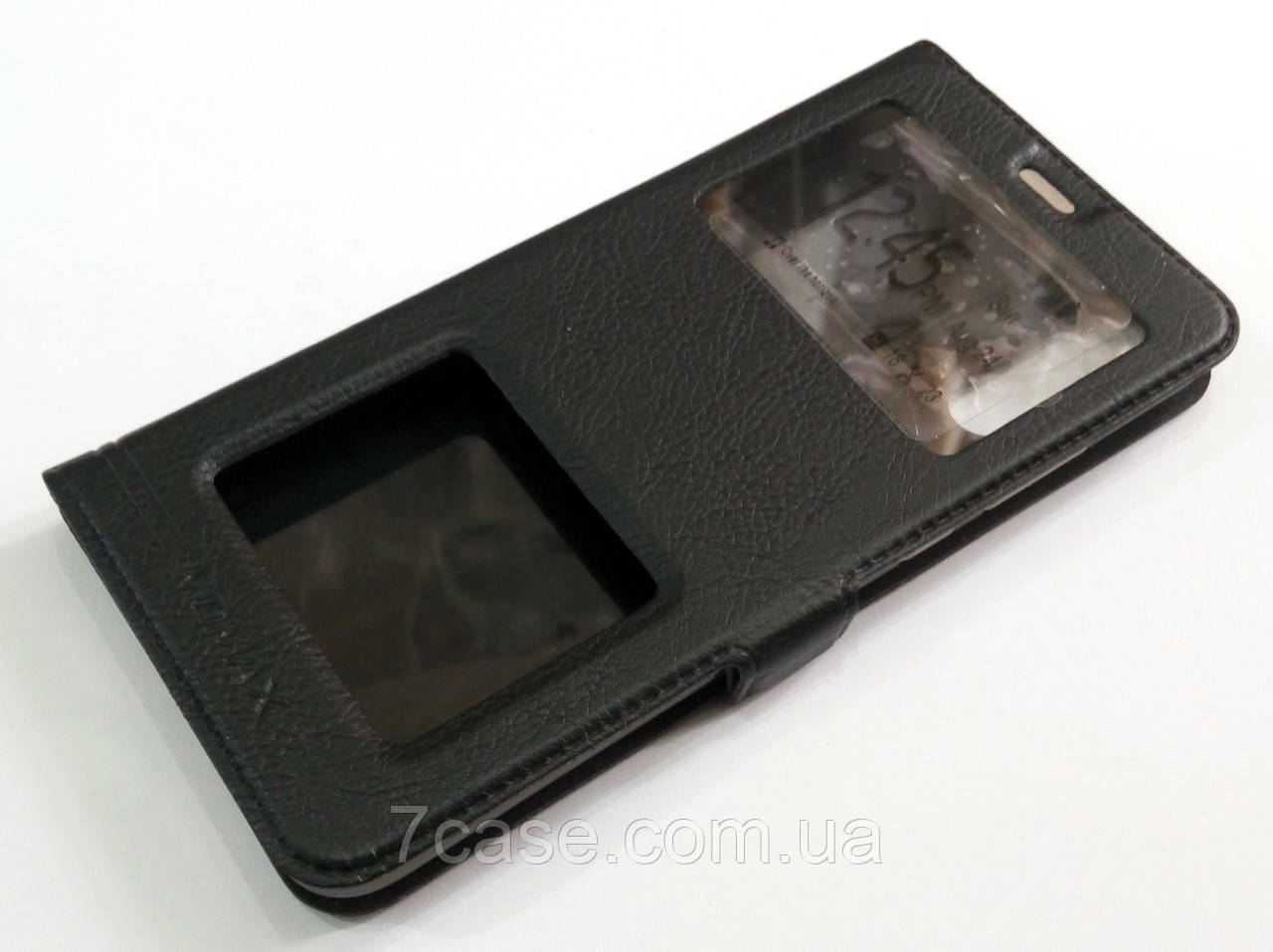 Чохол-книжка з віконцями momax для Huawei P20 чорний