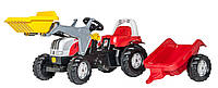 Трактор Rolly Toys Steyr CVT 23936 с прицепом и ковшом красный