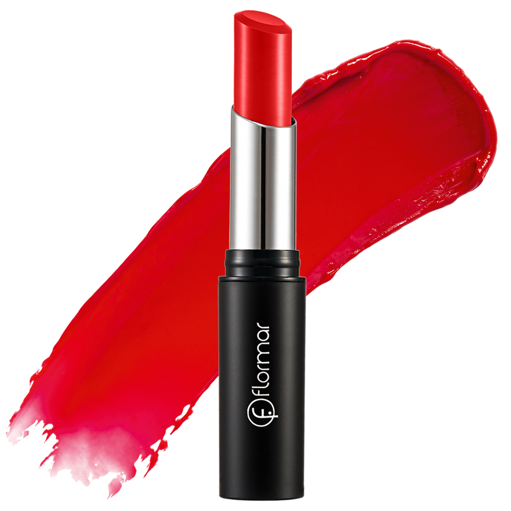 Помада-блиск Flormar DELUX SHINE D34 Absolutely red 3 г (2737434)