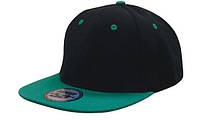 Кепка бейсболка Snapback черно-зеленая Headwear proffesional - Black Emerald 4106