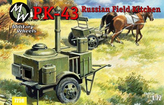 Збірна модель польової кухні ПК-43. 1/72 MILITARY WHEELS 7256, фото 1