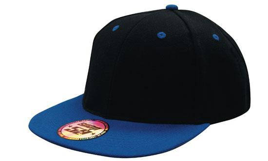 Кепка бейсболка Snapback чорно-синя Headwear proffesional - Black Royal 4106, фото 1