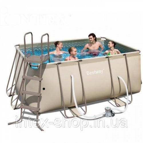 BestWay Басейн збірний Metal Frame Pool 56241 (412х201х122 см.)  