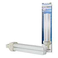 Люмінесцентна лампа енергозберігаюча PHILIPS master PL-C 2P 26W G24d-3 840 1800 Lm