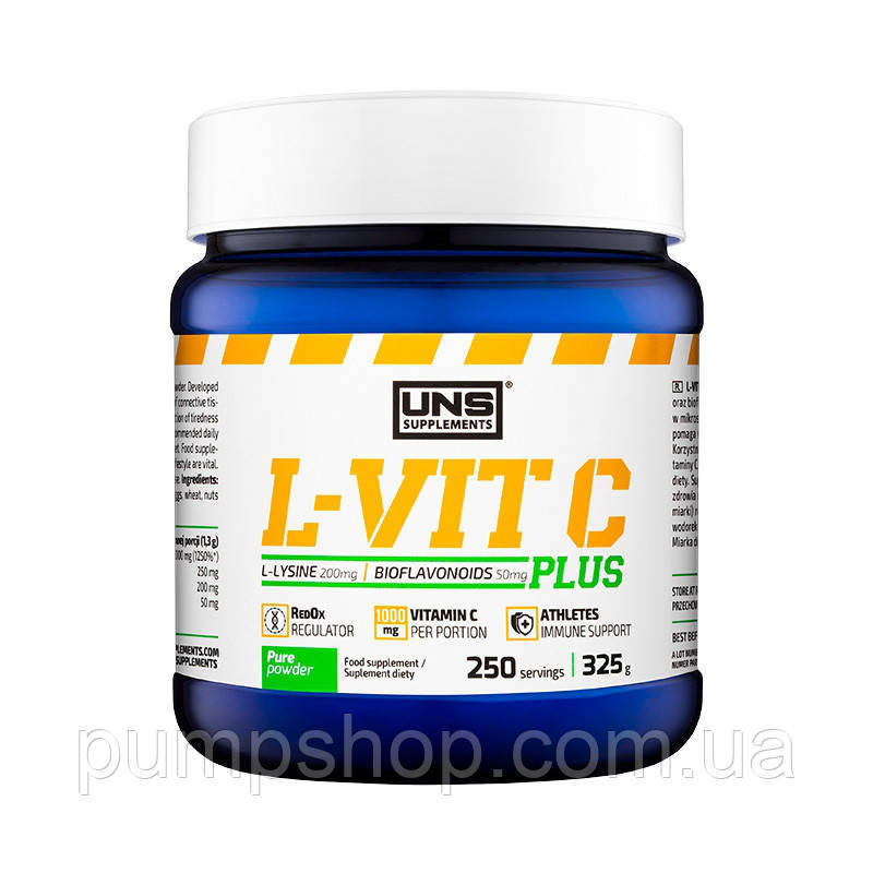 Вітамін C UNS L-Vit C Plus 325 г (250 порц.)