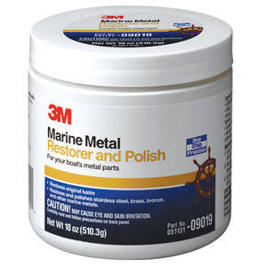 Полірувальна паста для відновлення і поліровки металу - 3M Marine Metal Restorer & Polish 500 мл (09019), фото 1