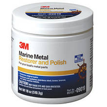 Полировальная паста для восстановления и полировки металла - 3M Marine Metal Restorer & Polish 500 мл. (09019)