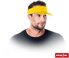 Козирок кепка REIS Польща жовтий (головні убори робочі) CZROOF Y