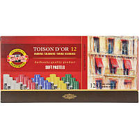 Пастель сухая 12 цветов TOISON D'OR portrait light, KOH-I-NOOR