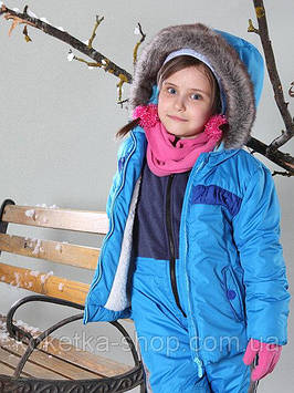 Дитяча зимова куртка на овчині (86-128 у кольорах)