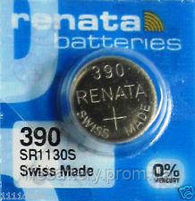 Купить Часовая батарейка Renata 390 (SR-1130SW, SR-54) AG10 блистер ...
