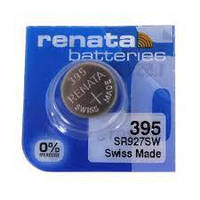 Часовая батарейка Renata 395 (SR-927SW, SR-57) AG7 блистер 1х10шт /1/10шт.