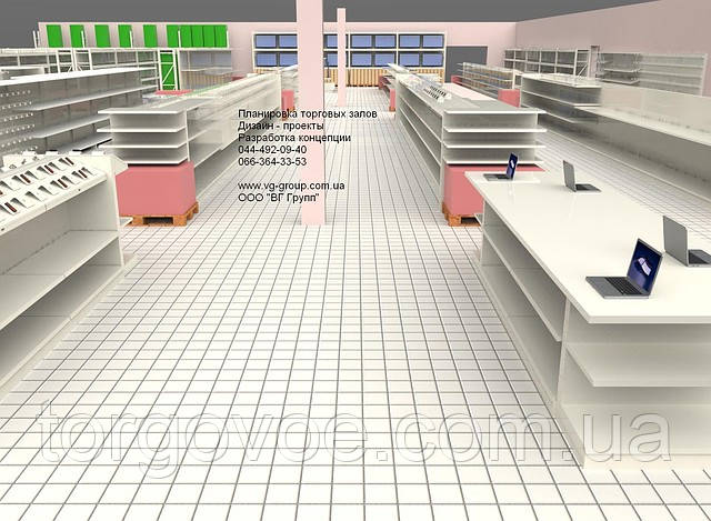 Дизайн проект магазина. Разработка концепции магазина. Открываем магазин. Разработка концепта супермаркета. подбор стеллажей для магазина - фото 4 - id-p5220365