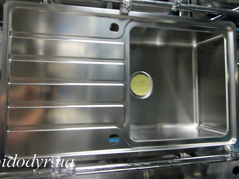 Врізна мийка кухонна Elleci 860x500x213 з нержавіючої сталі