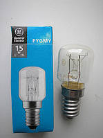Лампа для холодильника General Electric Pygmy 15P1/CL/E14 230V E14 15Вт (Венгрия)