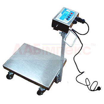 Ваги візок платформні електронні ТВ1...- 12ера (нержавіюча сталь, 5 моделей)