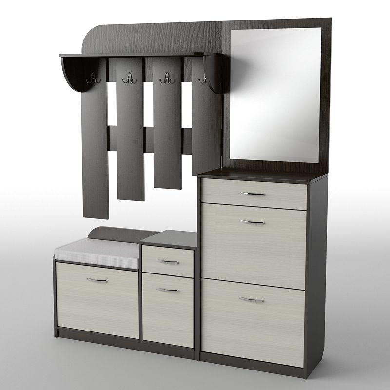 Передпокій-15 150х30х185 см. Колір на вибір, (АКМ), фото 1