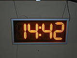 Світлодіодні вуличні годинник з термометром 570x270, фото 2