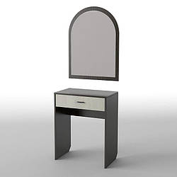 Туалетний столик + Дзеркало 70х40х75 см. Колір на вибір, БС-26 (АКМ)