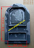 Дверцята чавунна (Румунська №5) барбекю, грубу, печі, мангал, фото 2