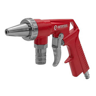 Пістолет піскоструменевий пневматичний зі шлангом Intertool PT-0706, фото 1