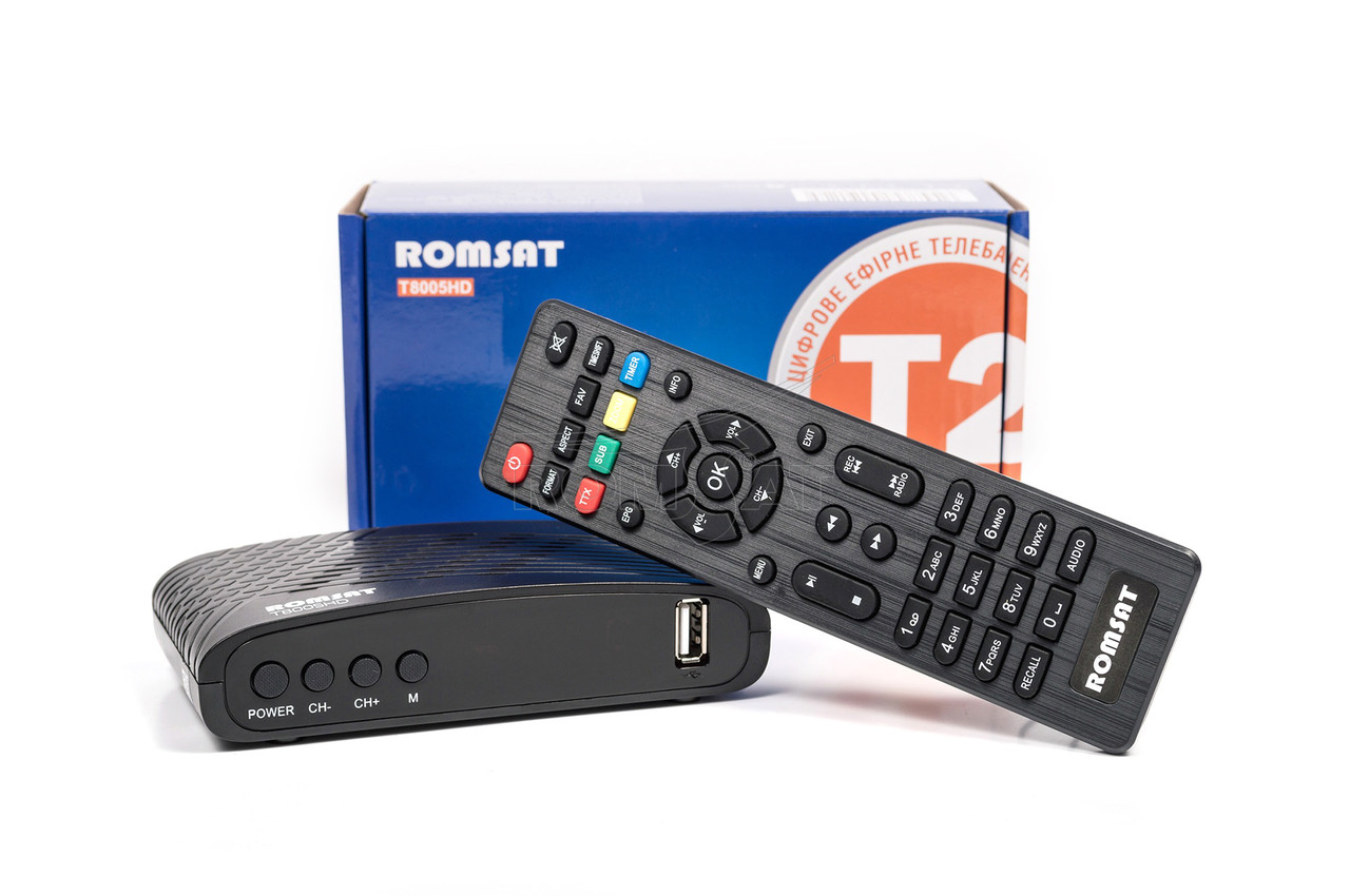 Тюнер DVB-T2 Romsat T8005HD