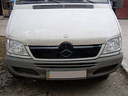 Зимня накладка (глянсова) Mercedes Sprinter CDI 2002-2006