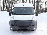 Зимняя накладка (глянцевая) Peugeot Boxer 2014- (решетка)