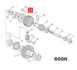 Фланець шестерні редуктора RB350/RB400/RD400/SOON (BMG0965.4567)