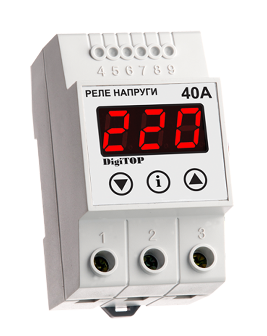 Реле напруги DigiTop Vр-40A DIN