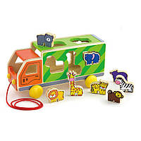 Іграшка-сортер Вантажівка з тваринами Viga toys (50344)