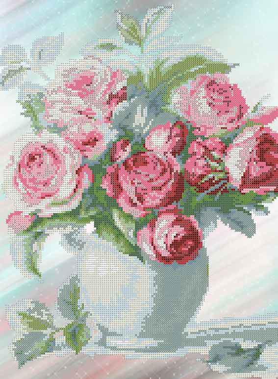 Схема для вишивання бісером Улюблені квіти БИС3-195 (А3), фото 1