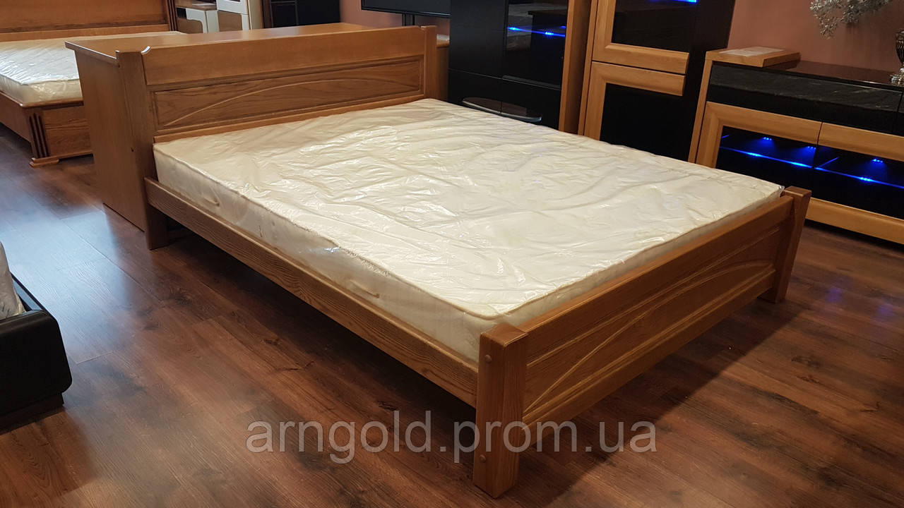 Ліжко дерев'яне масив дуба 100%. Arngold