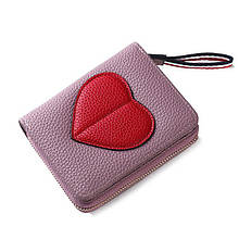 Жіночий гаманець BAELLERRY Ladies Wallet шкіряне портмоне на блискавці Світло-фіолетовий (SUN0554)