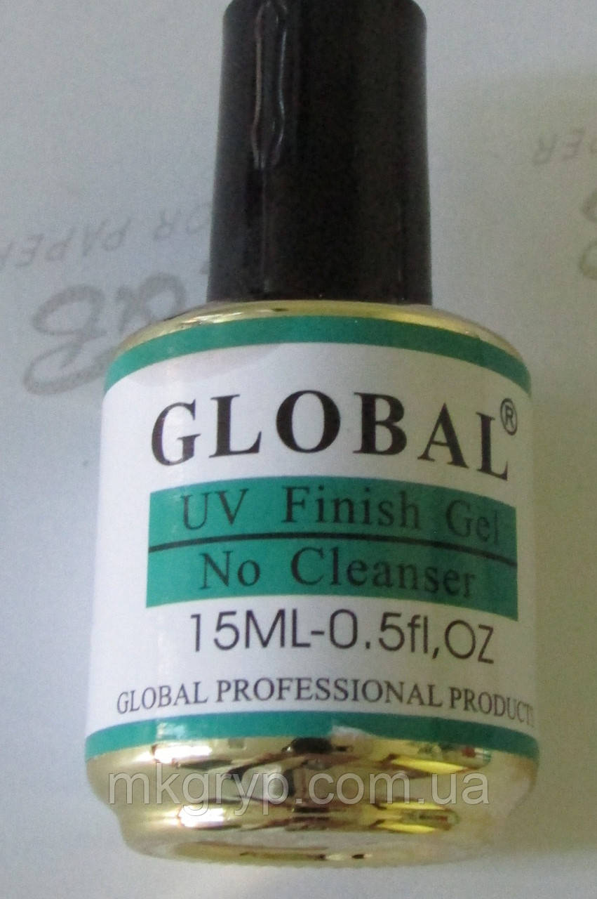 Фінішне покриття без липкого шару UV Finish GLOBAL 15 мл