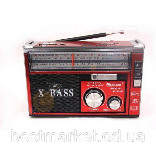 Радіоприймач GOLON RX-382 з MP3, USB + ліхтарик