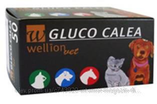 Тест-смужки для вимірювання глюкози у тварин Wellion Gluco Calea 50 штук