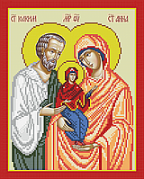 Схема для вышивки бисером Святое семейство Иоаким и Анна