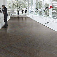 Forbo w60345 brown silver rough oak виниловая плитка Allura Wood