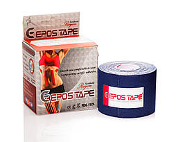 Кінезіо тейп EPOS RAYON TAPE 5м, темно-синій