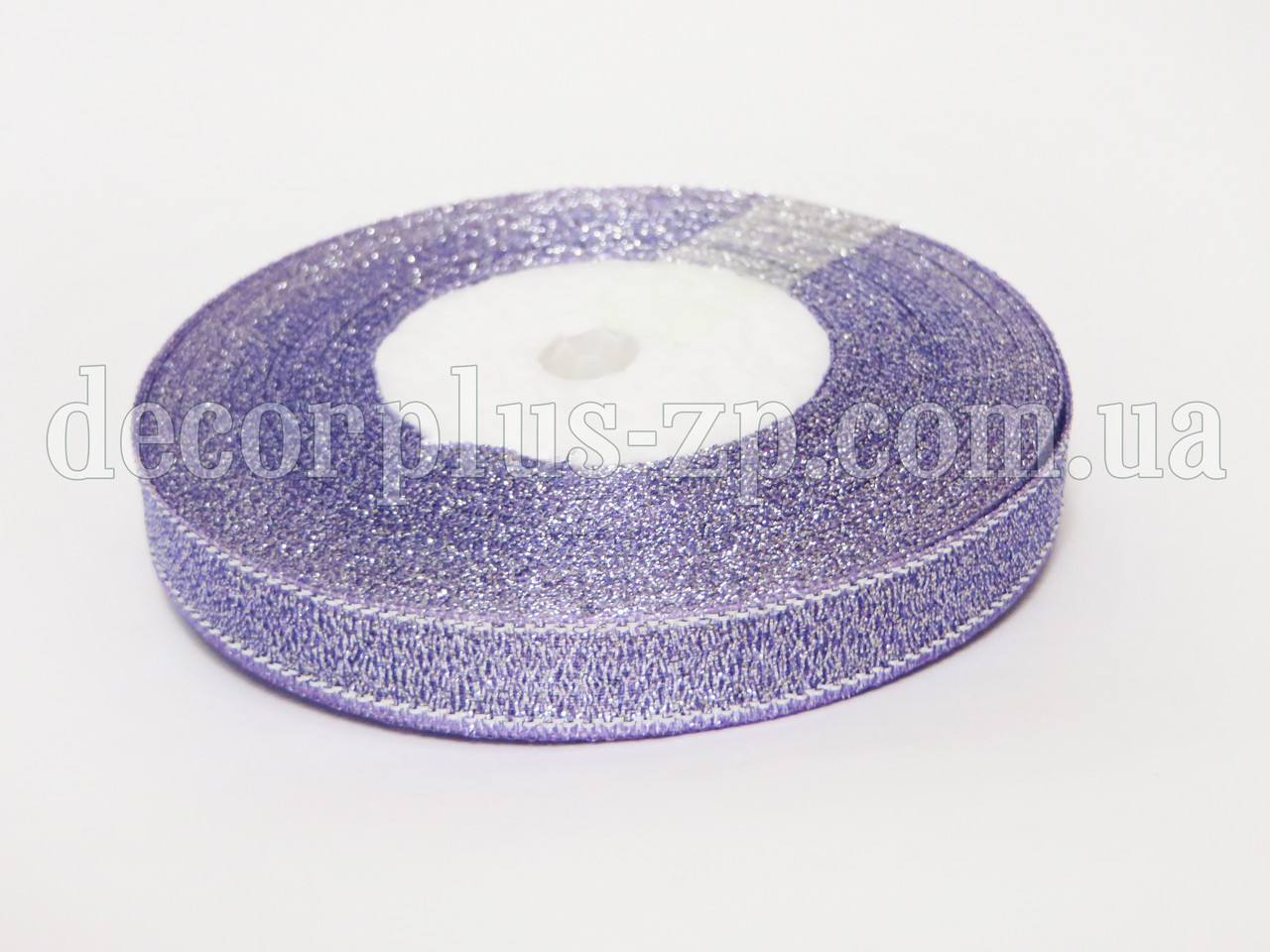 Стрічка парча 0.9 см, бузкова, фото 1