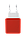 Мережевий зарядний пристрій Trust Urban Revolt Dual Smart Wall Charger — Red, фото 3